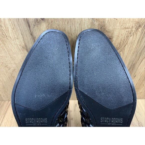 Stacy Adams Mens Sequence Plain Toe Slip On 3D Molded Upper Black Size 11 M main image 4